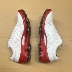 Mens Ecco Biom Golf Shoe White/Red Gortex Yak Leather Size 40