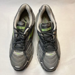 Womens Saucony Ridge Tr-Original Trail Running Shoe - Gray/Green- Size 8.5M Preowned Athletic