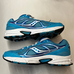 Saucony Womens Grid Cohesion 7 -Blue/White- Running Shoe Size 7.5M - Preowned Athletic