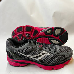 Saucony Womens Grid Mirage Running Shoe Black/Pink - Preowned Athletic