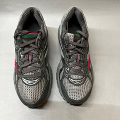 Womens Grid Cohesion Tr7 Trail Running Grey/Green/Fuchsia Size 6.5M -Preowned Athletic