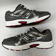 Copy Of Womens Saucony Cohesion 7 Running Shoe Grey/Silver/Pink Size 8.5 Wide - Preowned Athletic