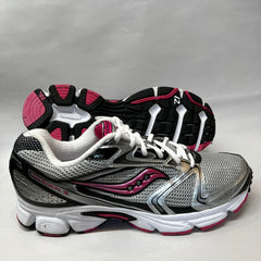 Saucony Cohesion 5 Running Shoe Silver/Black/Pink - Preowned Athletic