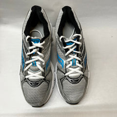 Saucony Womens Grid Cohesion 6 -Silver/ Lt. Blue- Running Shoe -Preowned Athletic