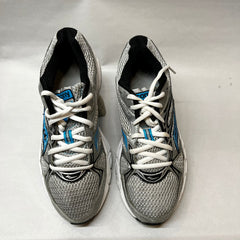 Saucony Womens Grid Cohesion 6 -Silver/ Lt. Blue- Running Shoe -Preowned Athletic