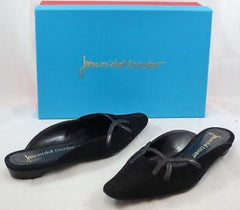 JEAN-MICHEL CAZABAT Women's Babouch Mule - Black Suede - Multi Sz NIB MSRP $370 - ShooDog.com