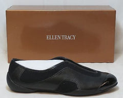 ELLEN TRACY Women's Anna Slip Ons  - Black - - ShooDog.com