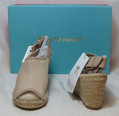 JEAN-MICHEL CAZABAT Women's Mariela Wedge - Stone - MSRP $245 - ShooDog.com