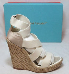 JEAN-MICHEL CAZABAT Women's Fela Wedge Espadrille - Bone - NIB - MSRP $295 - ShooDog.com