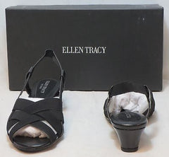 ELLEN TRACY Women's Jonas Sandal - Black Patent - Multi SZ - NIB - MSRP $69 - ShooDog.com