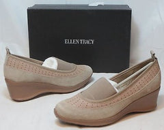 ELLEN TRACY Women's Waldo Wedge Slip On - Fog - Multi SZ - NIB - MSRP $79 - ShooDog.com