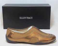 ELLEN TRACY Women's Astra Slip Ons - Dark Bronze - ShooDog.com