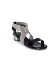 ELIE TAHARI " Beach " Snake-Embossed Crisscross Sandal, - ShooDog.com