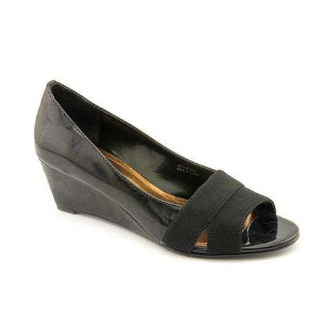 Women's Ellen Tracy  'Indus' Black Patent  Dress Wedge - ShooDog.com