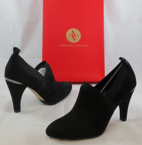 ADRIENNE VITTADINI Women's San Jose Bootie - Black Suede - MSRP $129 - ShooDog.com