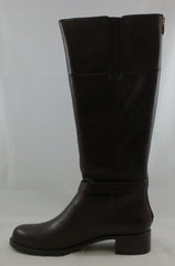 ADRIENNE VITTADINI Women's Tripp Boot - Dark Brown Smooth Leather - MSRP $179 - ShooDog.com