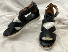 Womens Sofft Maribel. Sandal Black Leather - Preowned Sandals & Flip Flops