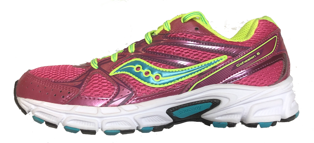 SAUCONY Women's Grid Cohesion 6 -Pink/Blue- Running Shoe - ShooDog.com