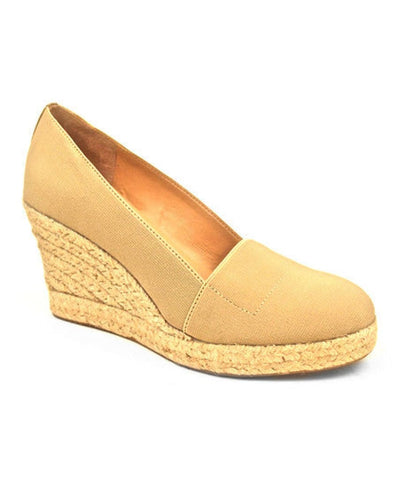 Womens's J.LITVACK Tobago •Natural Elastic• Raffia Wedge - ShooDog.com