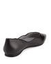 TAHARI Women's Emmy •Black• Scalloped Leather Flat - ShooDog.com