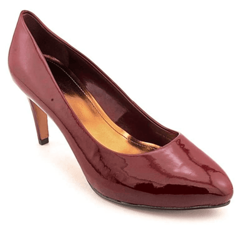 ELLEN TRACY Women's •Clover• Pump  - Red Patent - ShooDog.com