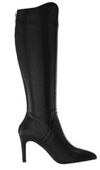 ADRIENNE VITTADINI Women's •Nalani• Tall Boot 9M Black Nappa Leather