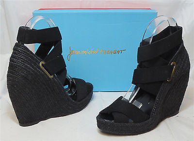 JEAN-MICHEL CAZABAT Women's Zesta Wedge - Black - Multi SZ NIB - MSRP $295! - ShooDog.com