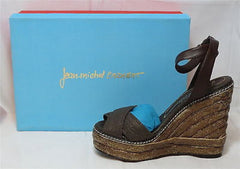 JEAN-MICHEL CAZABAT Women's Ashanti Espadrille - Dk Brown- 36M - NIB - MSRP $195 - ShooDog.com