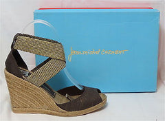 JEAN-MICHEL CAZABAT Women's Barcelona Wedge - Antique Gold - Multi Sz- MSRP $195 - ShooDog.com