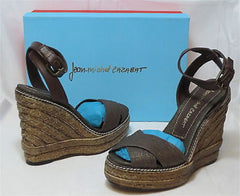 JEAN-MICHEL CAZABAT Women's Ashanti Espadrille - Dk Brown- 36M - NIB - MSRP $195 - ShooDog.com