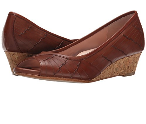 TARYN ROSE Women's •Sadey• Open Toe Wedge