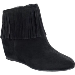 COMFORTIVA Women's •Riverton• Fringed Ankle Boot, - ShooDog.com