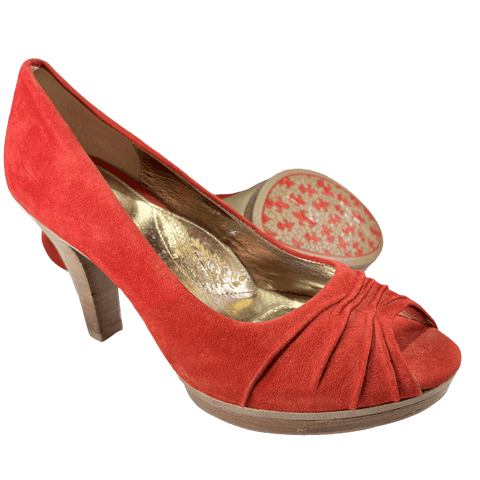 SOFFT Women's •Madeline•  Platform Pump Red Suede